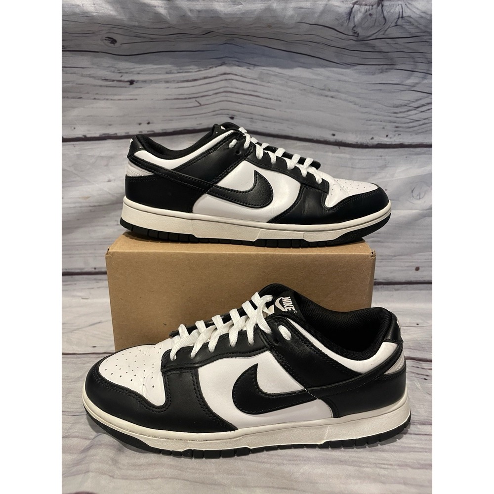 Nike Men Dunk Low Retro Panda White Black Size 9 DD1391-100